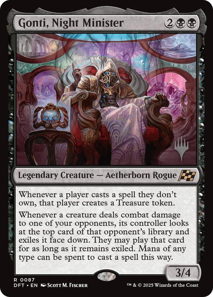 Gonti, Night Minister (Promo Pack) [Aetherdrift Promos] | Local Legends