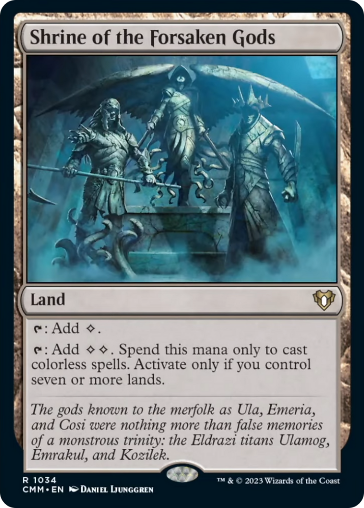 Shrine of the Forsaken Gods [Commander Masters] | Local Legends