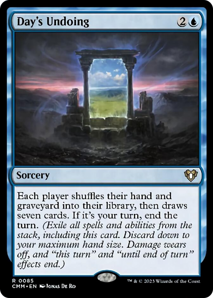 Day's Undoing [Commander Masters] | Local Legends