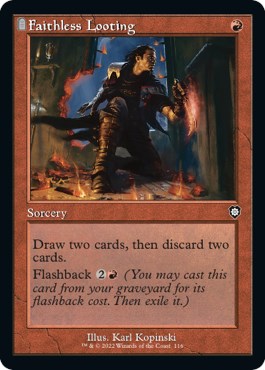 Faithless Looting (Retro Frame) | Local Legends
