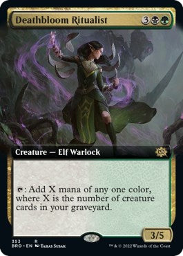 Deathbloom Ritualist (Extended Art) | Local Legends