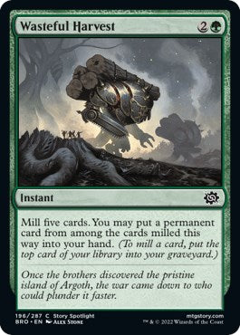 Wasteful Harvest | Local Legends