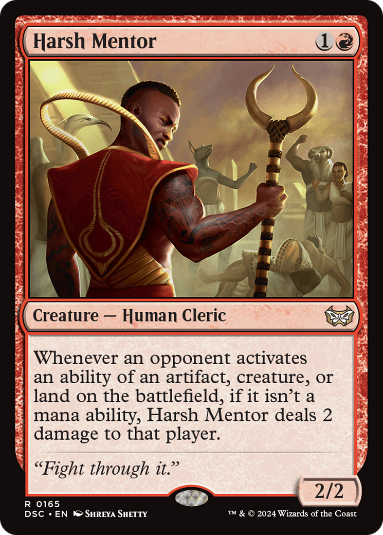 Harsh Mentor [Duskmourn: House of Horror Commander] | Local Legends