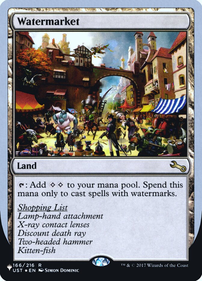 Watermarket (Unfinity Foil Edition) [The List] | Local Legends