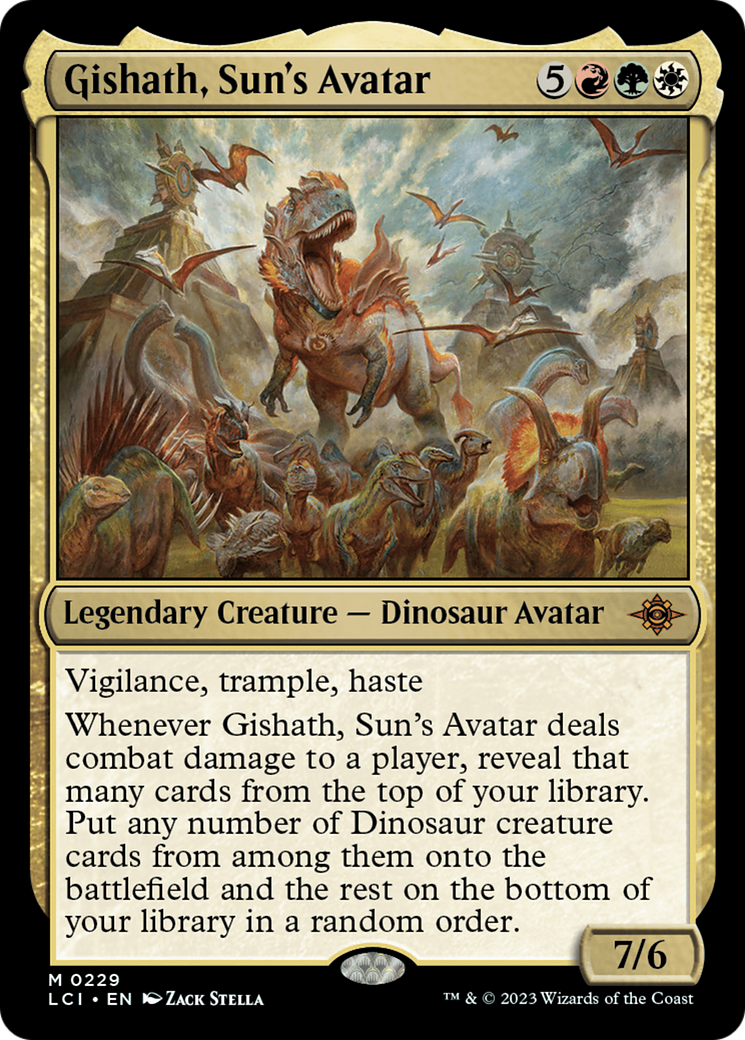 Gishath, Sun's Avatar [The Lost Caverns of Ixalan] | Golgari Games