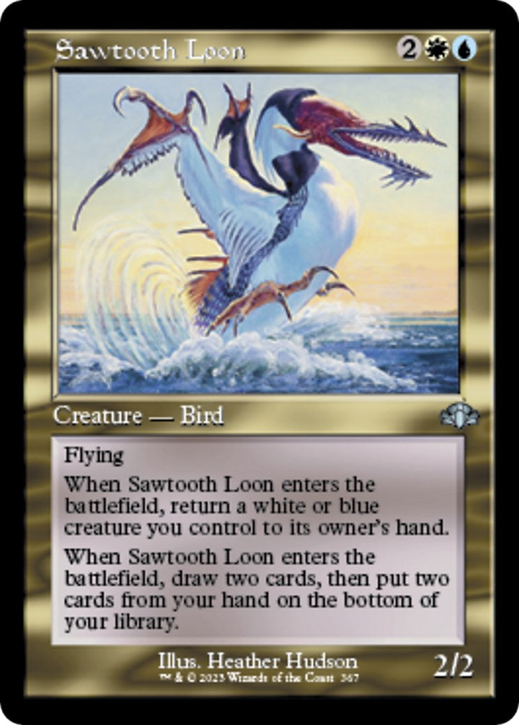 Sawtooth Loon (Retro Frame) | Local Legends