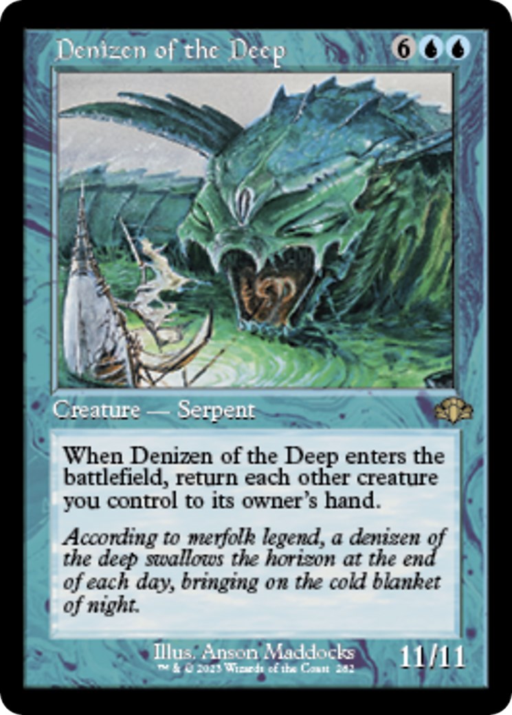 Denizen of the Deep (Retro Frame) | Local Legends