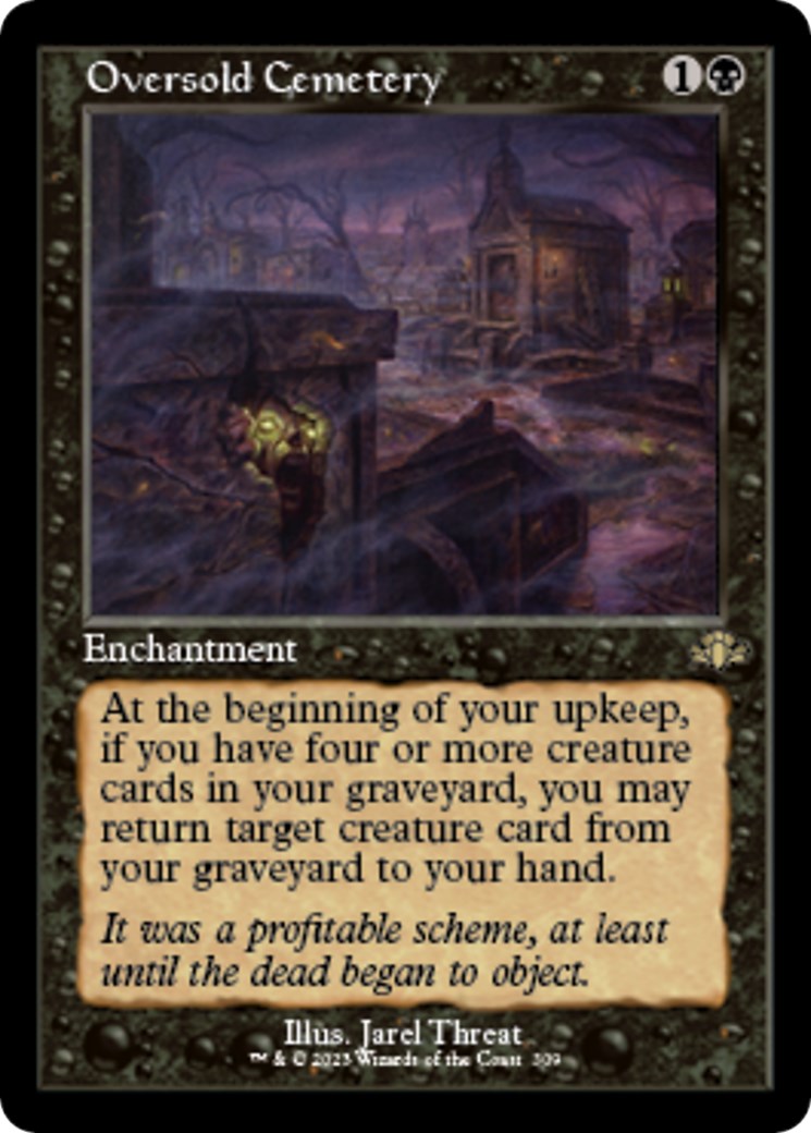 Oversold Cemetery (Retro Frame) | Local Legends
