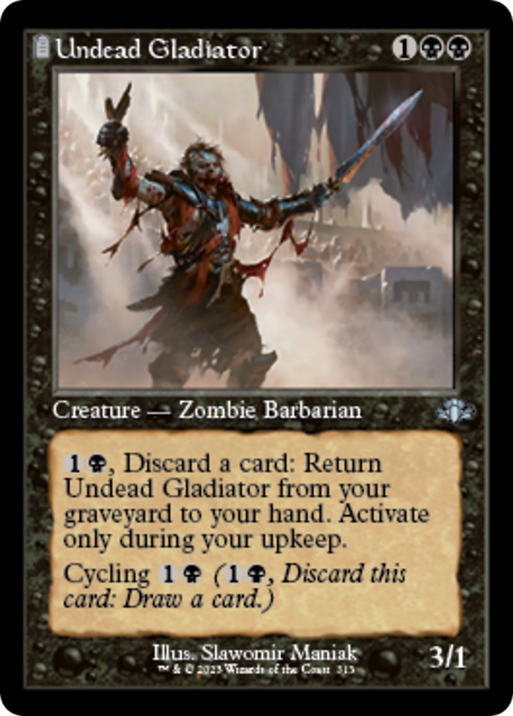 Undead Gladiator (Retro Frame) | Local Legends