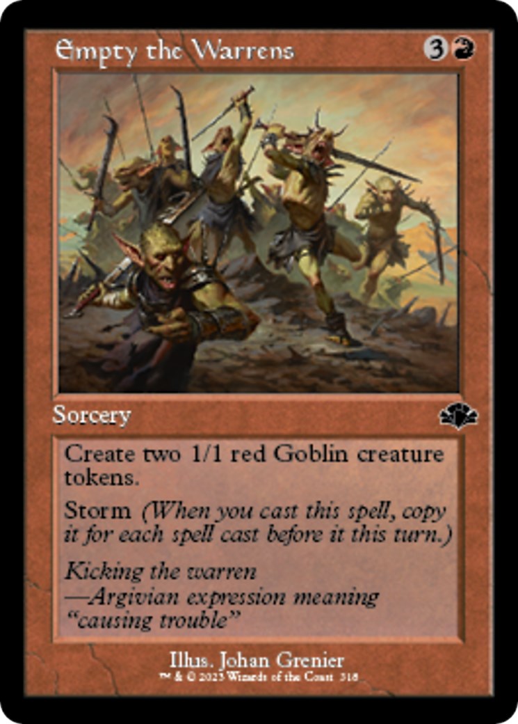 Empty the Warrens (Retro Frame) | Local Legends