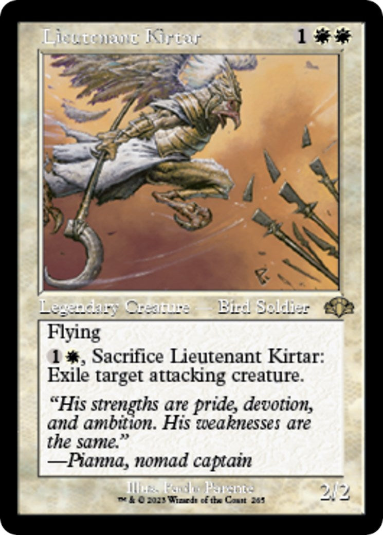 Lieutenant Kirtar (Retro Frame) | Local Legends