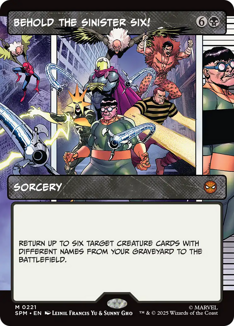 Behold the Sinister Six! (Borderless) [Marvel's Spider-Man] | Local Legends