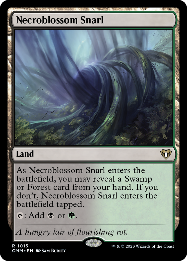 Necroblossom Snarl [Commander Masters] | Local Legends