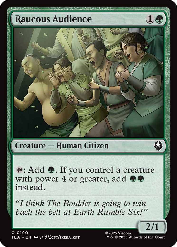 Raucous Audience [Avatar: The Last Airbender] | Local Legends