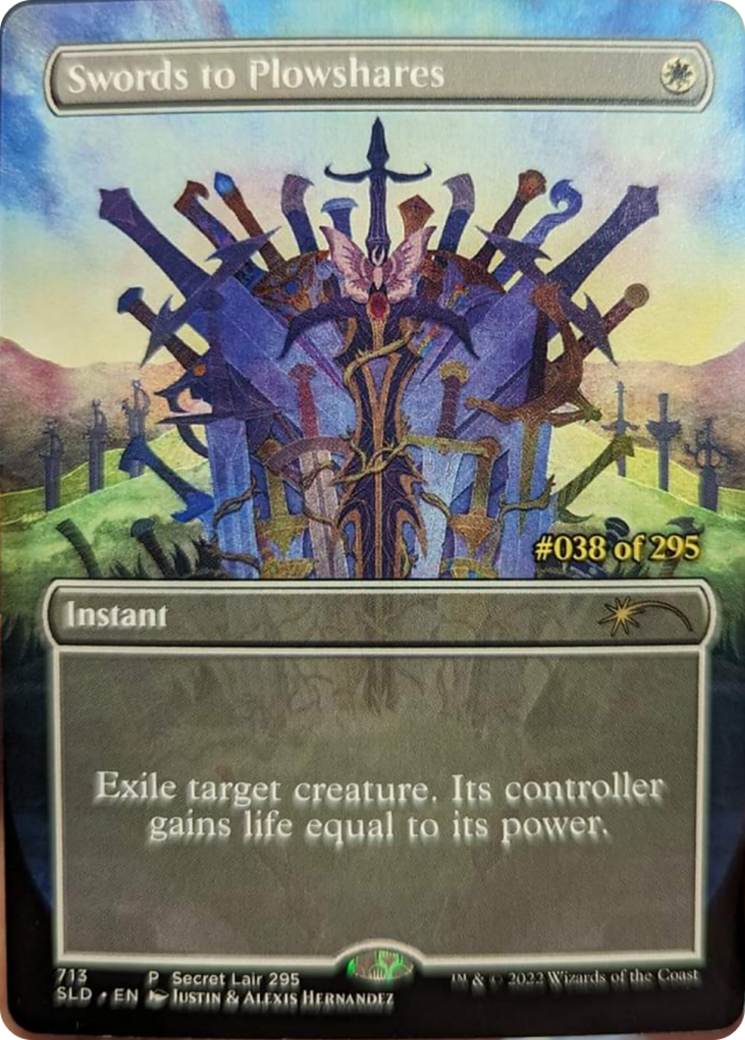 Swords to Plowshares (Serial Numbered) [Secret Lair Drop Series] | Local Legends
