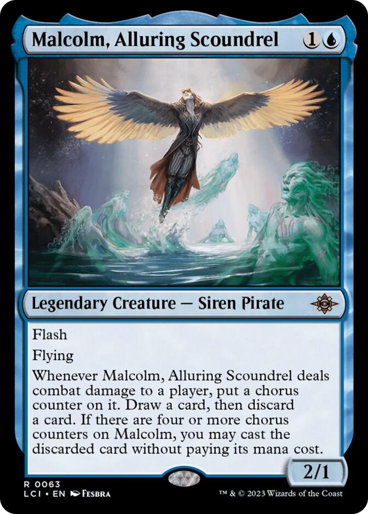 Malcolm, Alluring Scoundrel [The Lost Caverns of Ixalan] | Golgari Games