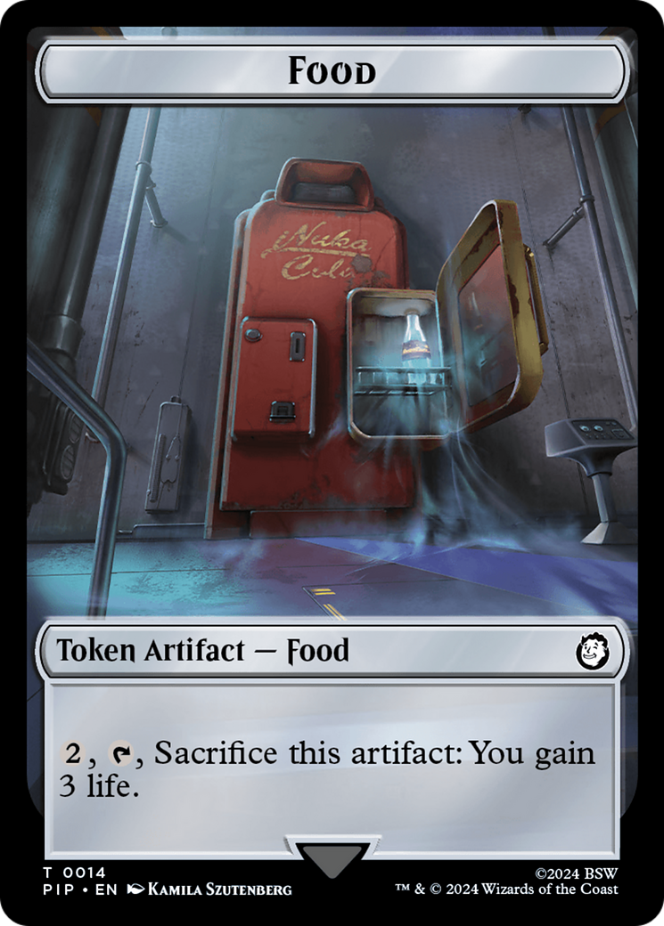 Food (0014) // Soldier (0010) Double-Sided Token [Fallout Tokens] | Local Legends