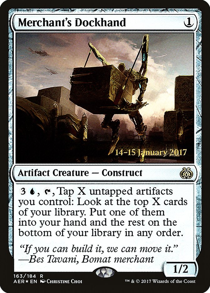 Merchant's Dockhand [Aether Revolt Prerelease Promos] | Local Legends