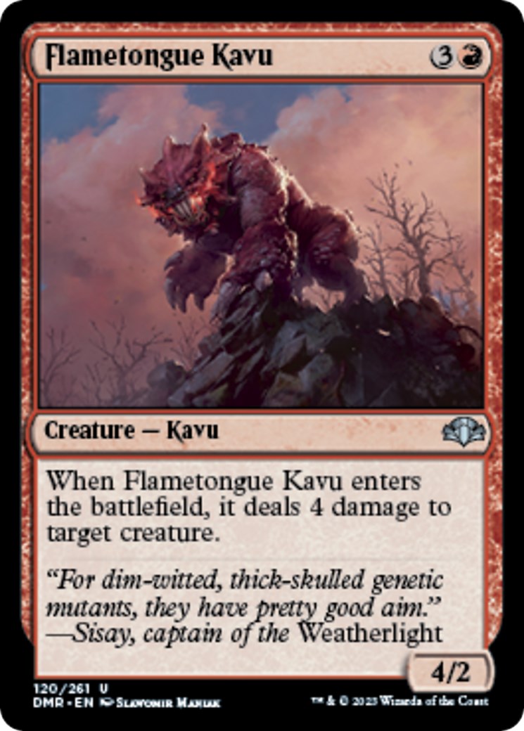 Flametongue Kavu | Local Legends