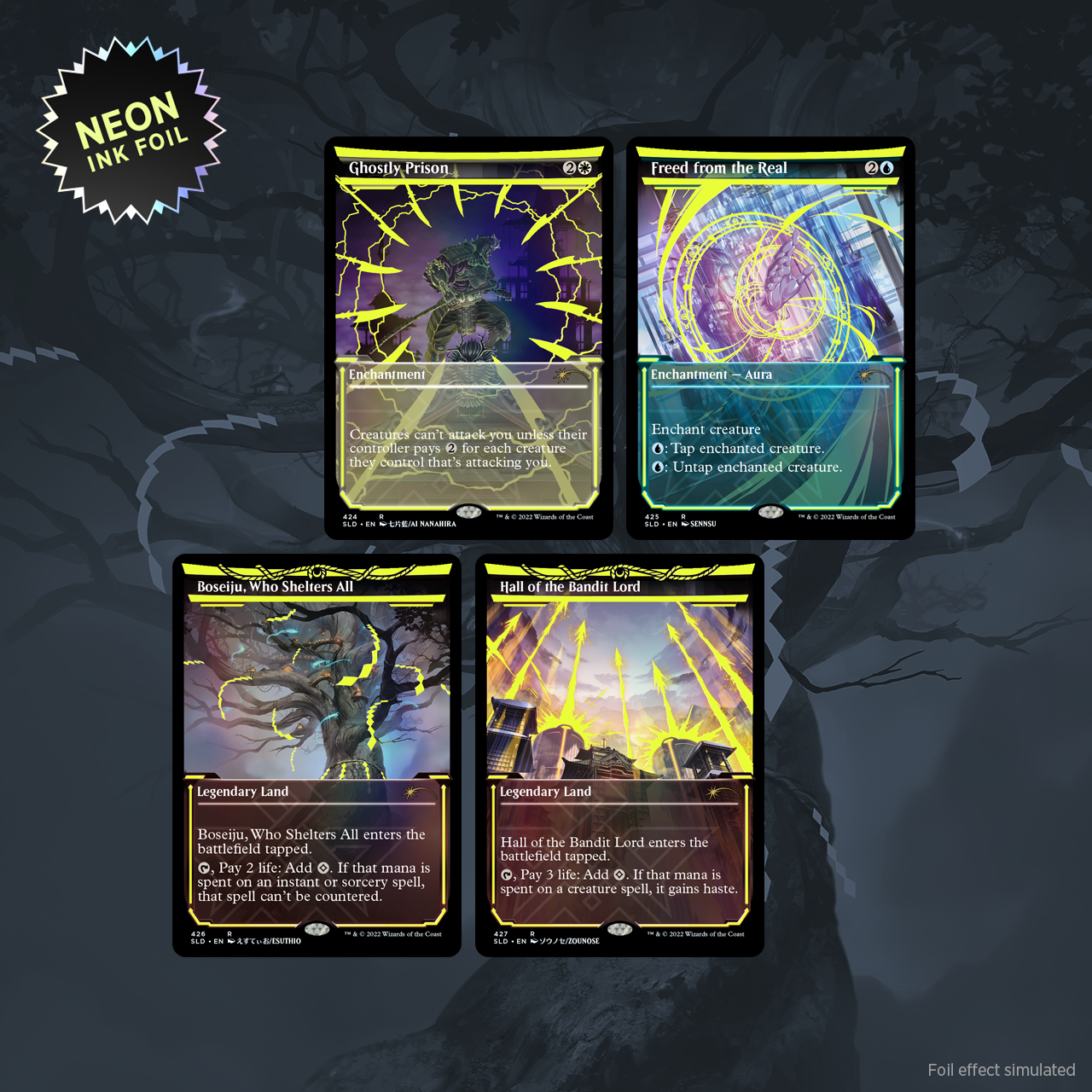 Secret Lair: Drop Series - Showcase (Neon Dynasty - Neon Ink Foil Edition) | Local Legends