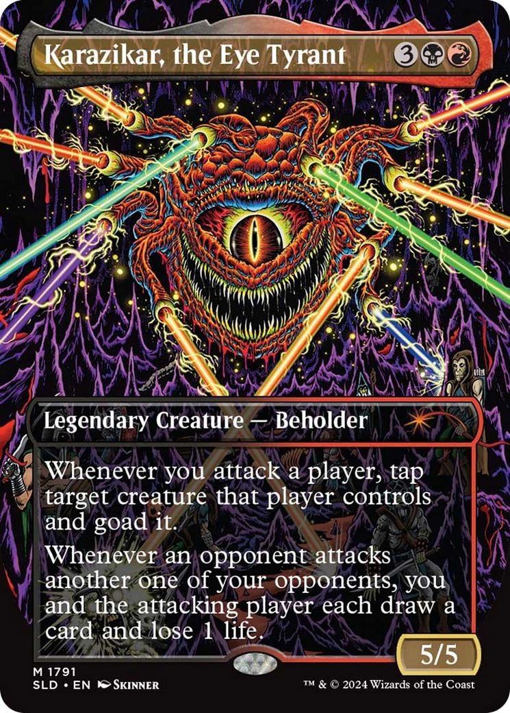 Karazikar, the Eye Tyrant (Rainbow Foil) [Secret Lair Drop Series] | Golgari Games