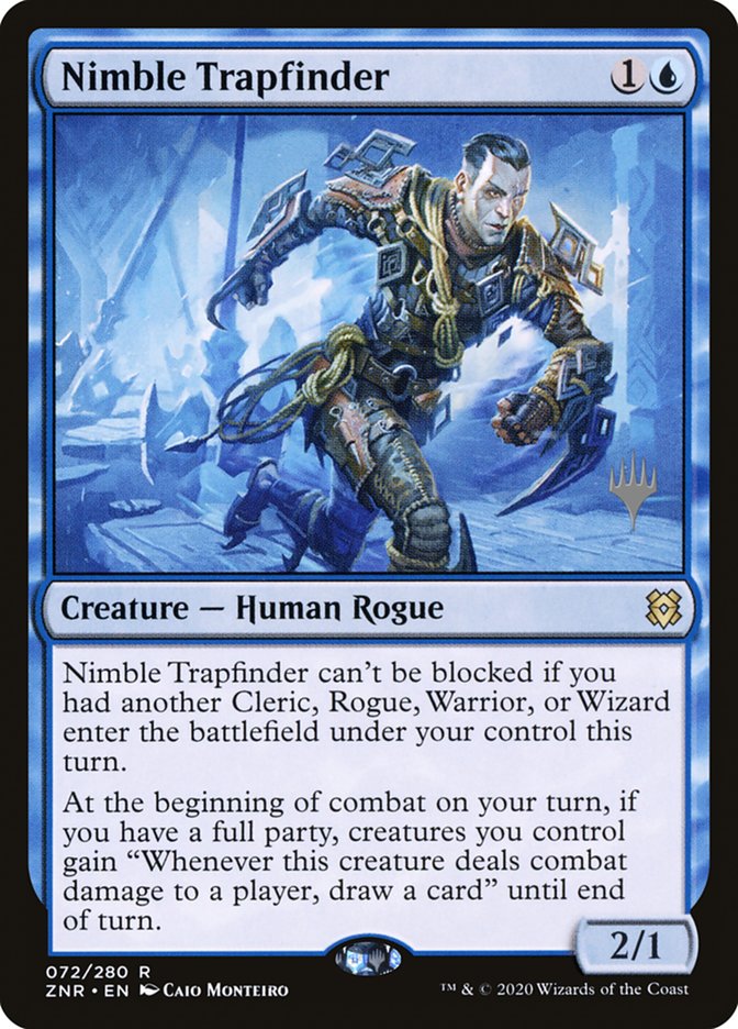 Nimble Trapfinder (Promo Pack) [Zendikar Rising Promos] | Local Legends