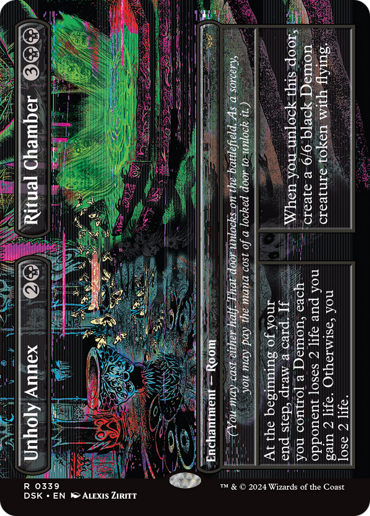 Unholy Annex // Ritual Chamber (Borderless) [Duskmourn: House of Horror] | Local Legends
