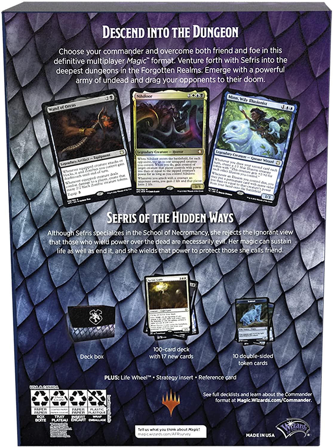 Dungeons & Dragons: Adventures in the Forgotten Realms - Commander Deck (Dungeons of Death) | Local Legends