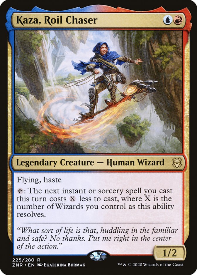 Kaza, Roil Chaser (Promo Pack) [Zendikar Rising Promos] | Local Legends