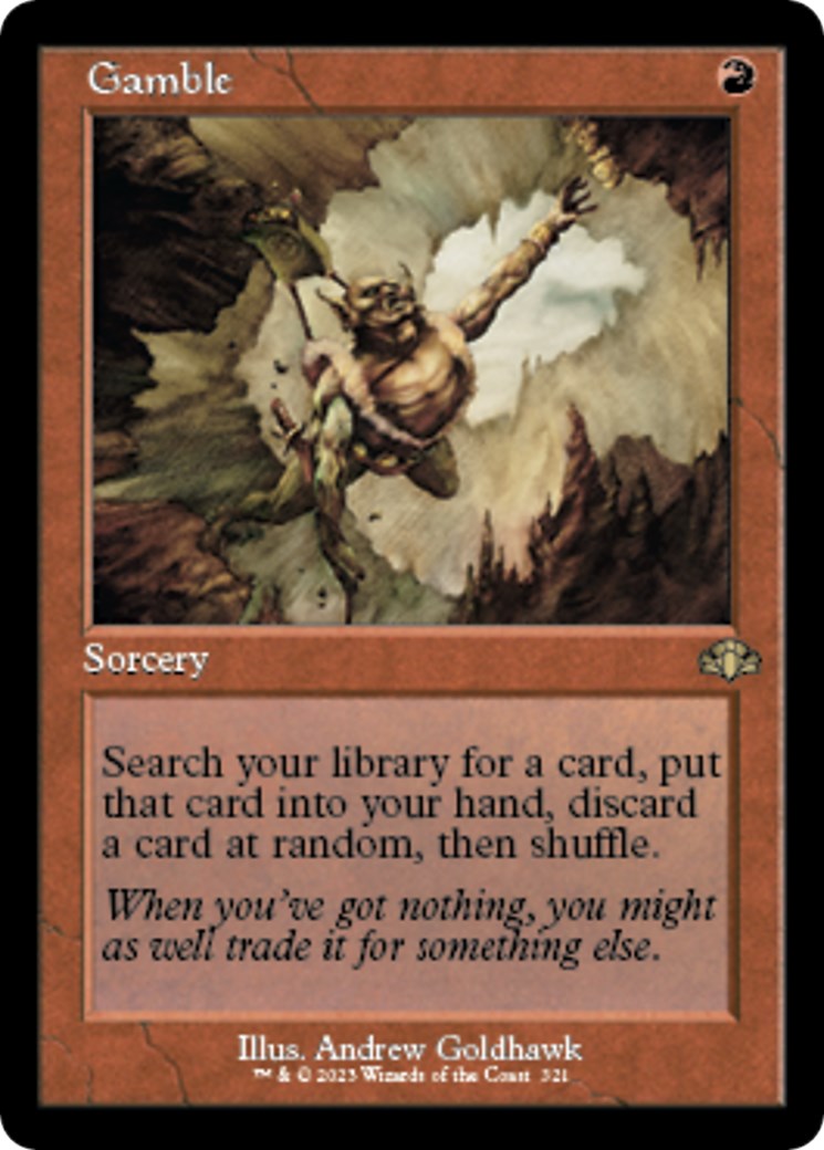 Gamble (Retro Frame) | Local Legends