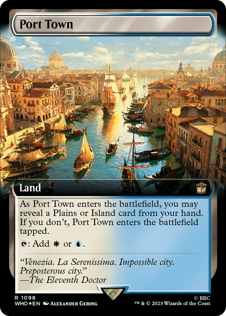 Port Town (Extended Art) (Surge Foil) [Doctor Who] | Local Legends