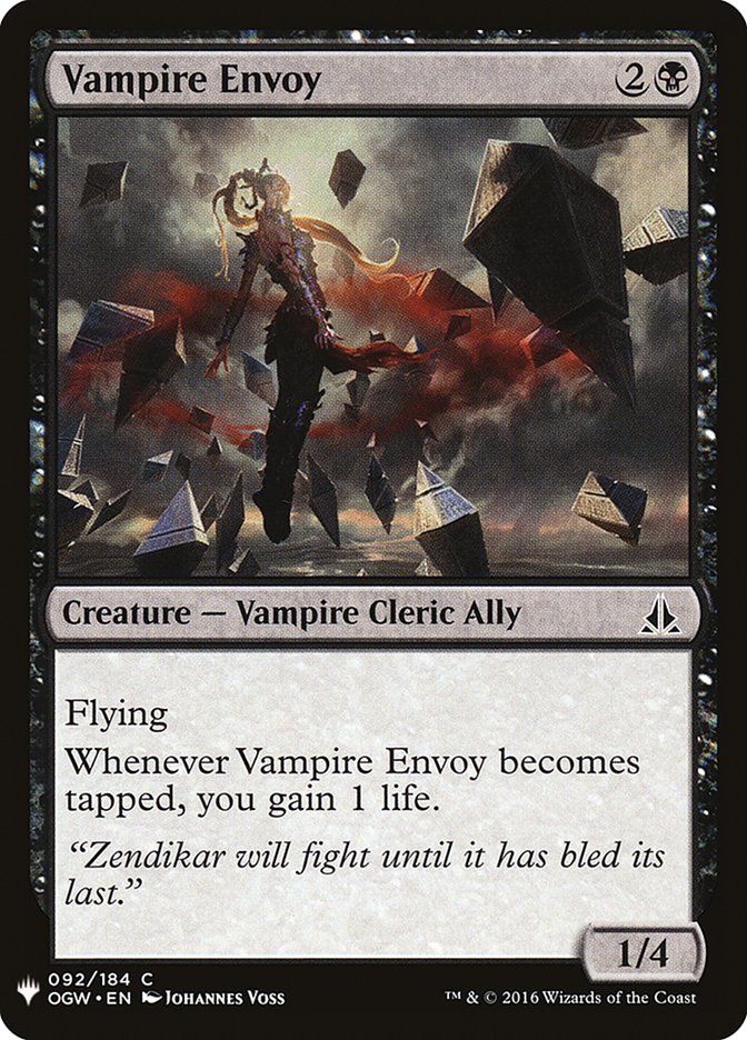 Vampire Envoy [Mystery Booster] | Golgari Games