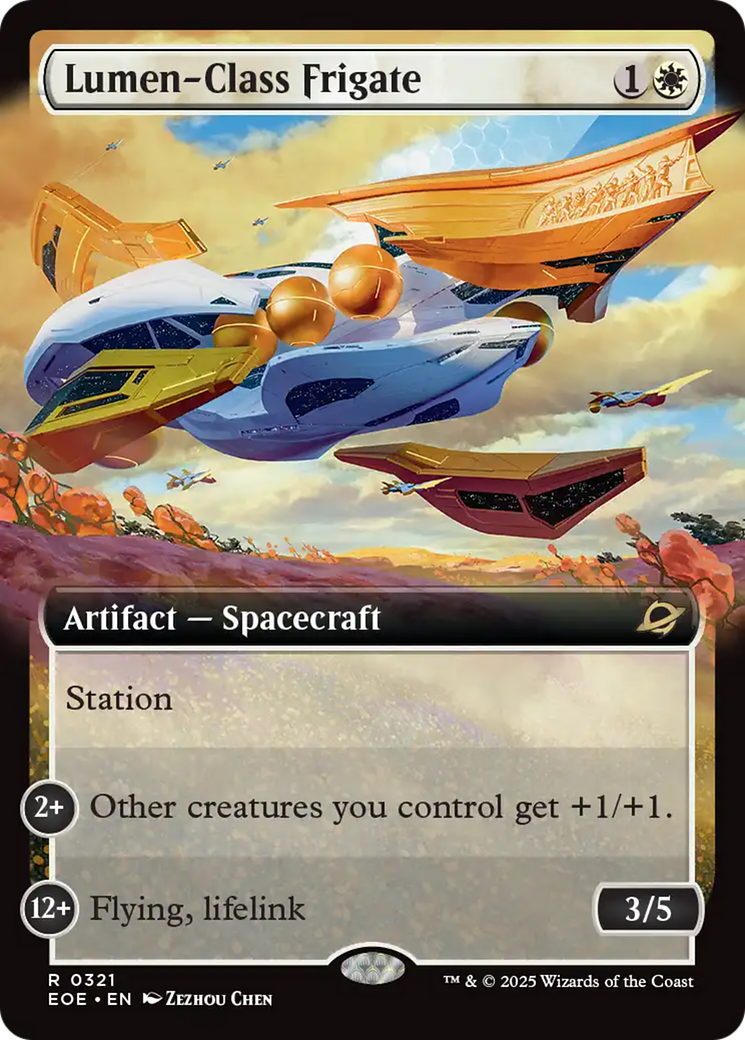 Lumen-Class Frigate (Extended Art) [Edge of Eternities] | Local Legends