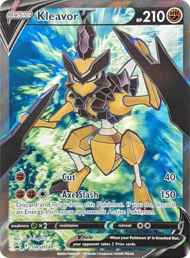 Kleavor V (SWSH248) [Sword & Shield: Black Star Promos] | Local Legends
