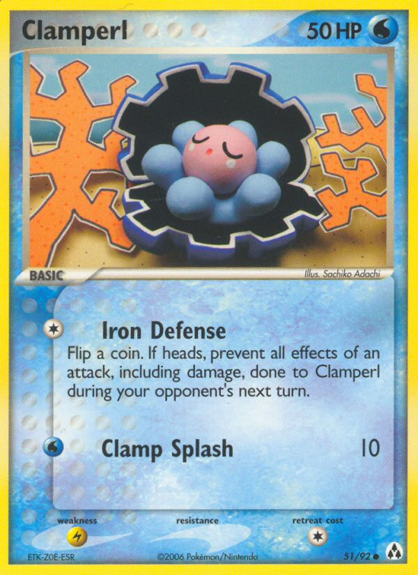 Clamperl (51/92) [EX: Legend Maker] | Local Legends