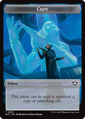 Copy // Clue Double-Sided Token [Edge of Eternities Commander Tokens] | Local Legends