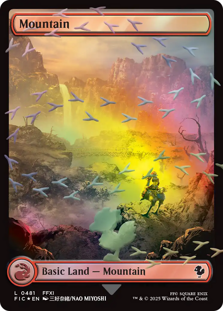 Mountain (Chocobo Track Foil) [FINAL FANTASY Commander] | Local Legends
