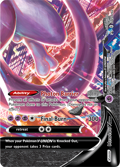 Mewtwo V-Union (SWSH162) [Sword & Shield: Black Star Promos] | Local Legends