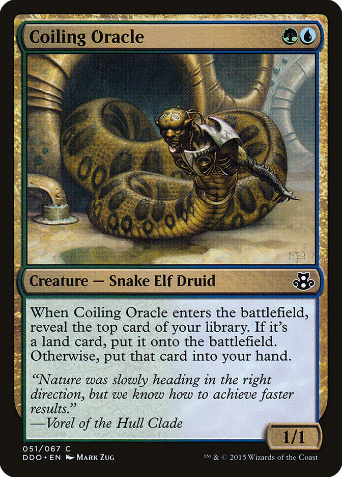 Coiling Oracle [Duel Decks: Elspeth vs. Kiora] | Local Legends
