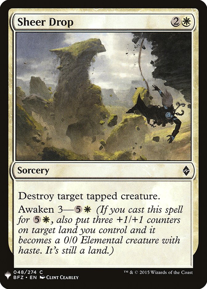Sheer Drop [Mystery Booster] | Local Legends