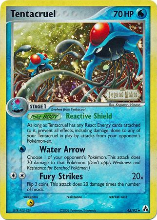 Tentacruel (45/92) (Stamped) [EX: Legend Maker] | Local Legends