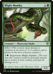 Blight Mamba [Phyrexia: All Will Be One Commander] | Golgari Games