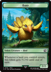 Bird (0016) // Wizard (0014) Double-Sided Token [FINAL FANTASY Tokens] | Local Legends
