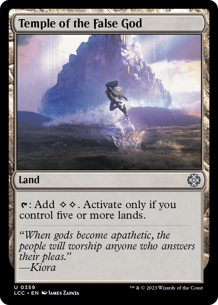 Temple of the False God [The Lost Caverns of Ixalan Commander] | Local Legends