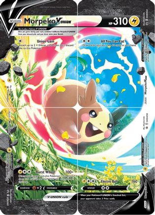Morpeko V-UNION (SWSH215-218) (Set of 4) [Sword & Shield: Black Star Promos] | Local Legends