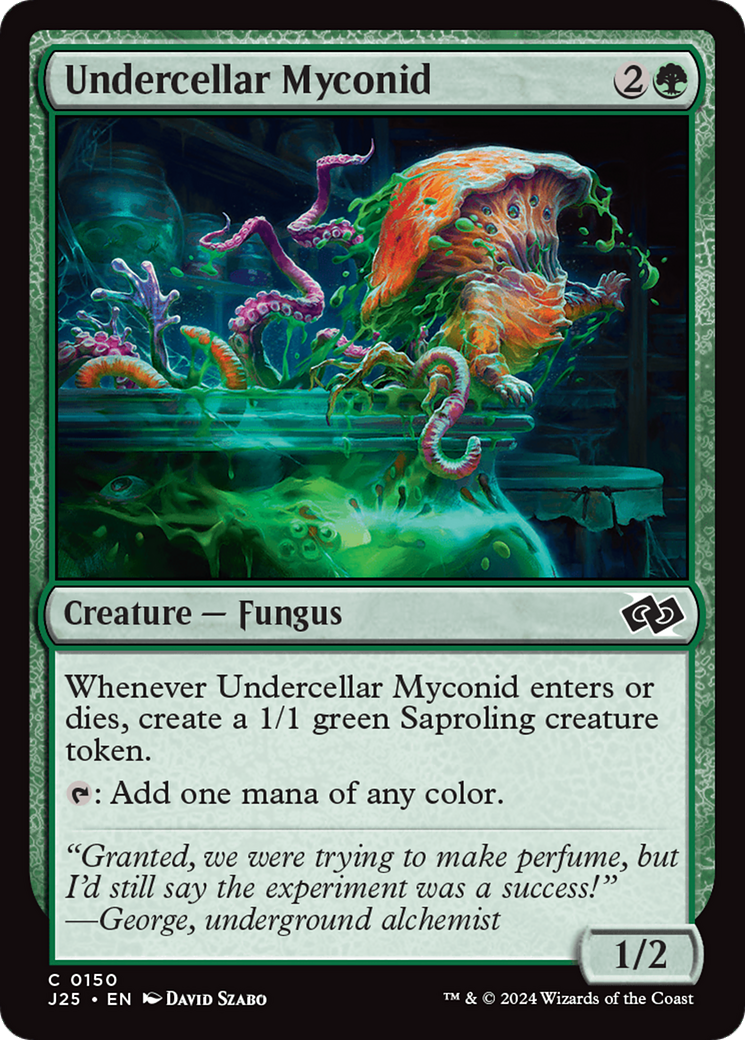 Undercellar Myconid [Foundations Jumpstart] | Local Legends