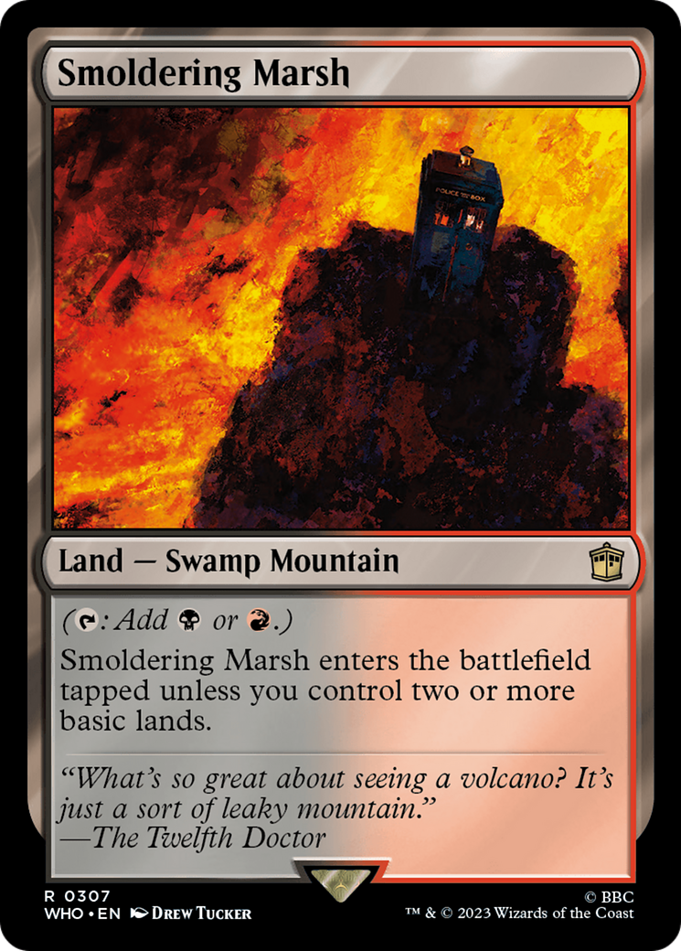 Smoldering Marsh [Doctor Who] | Golgari Games