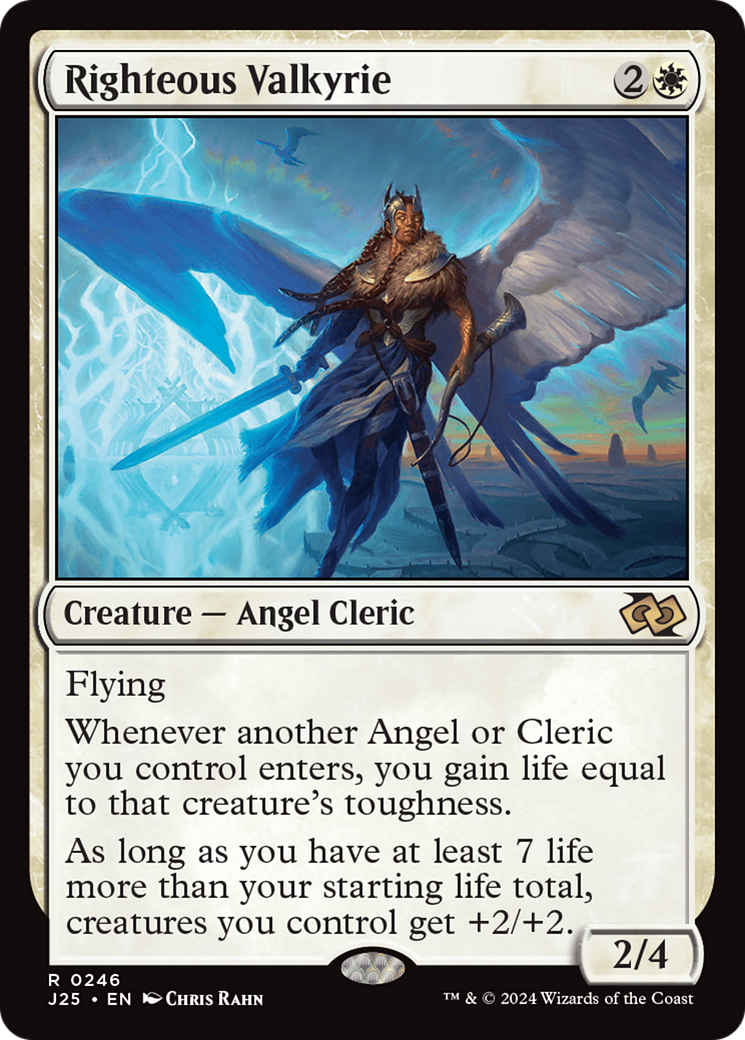 Righteous Valkyrie [Foundations Jumpstart] | Local Legends