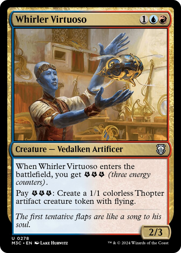 Whirler Virtuoso (Ripple Foil) [Modern Horizons 3 Commander] | Local Legends