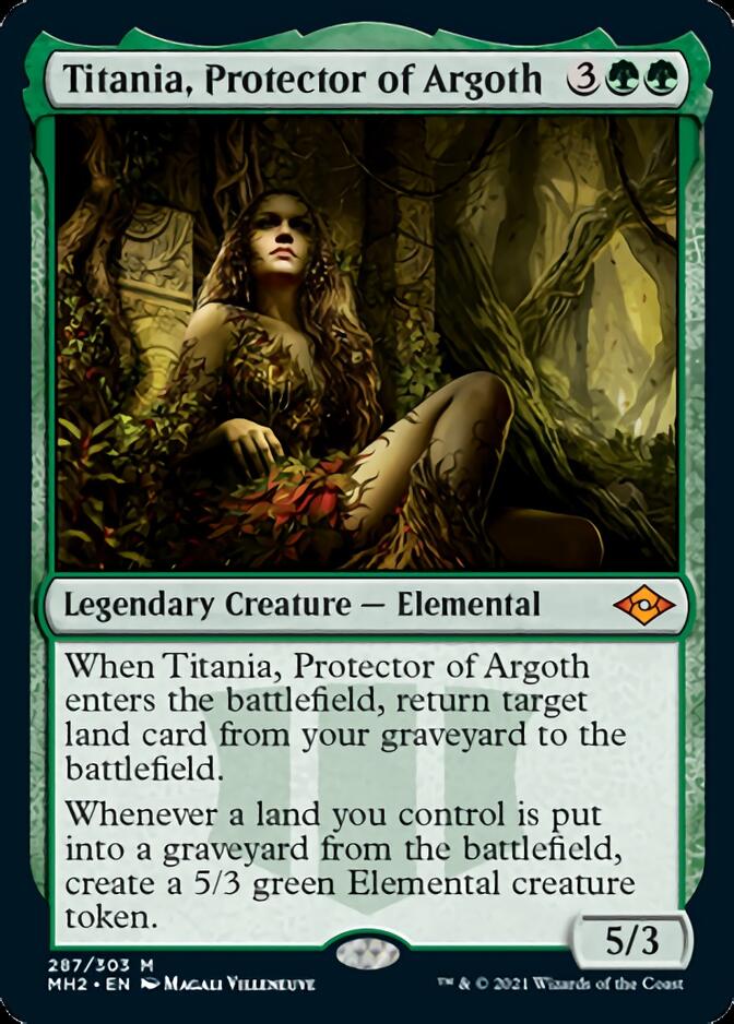 Titania, Protector of Argoth (Foil Etched) [Modern Horizons 2] | Local Legends